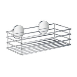 Beslagsboden - Shower Basket In Chromed Stainless Steel, Self-Adhesive