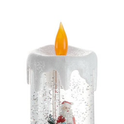 Living And Home Christmas Decorations Led Candle Crystal Lamp 8.5Cm Dia X 26Cm H - thumbnail 3