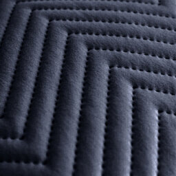 Ameha Charcoal Embossed Velvet Cushions Set, 18X18 Inch, Includes 4 Filled Cushions & 4 Covers, Breathable & Anti Allergic - thumbnail 7