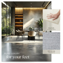 Tectake Rug Zonelle Short Pile And Ultra-Soft Carpet In Rectangular Or Round Design 200 X 290 Cm - Cream - thumbnail 4