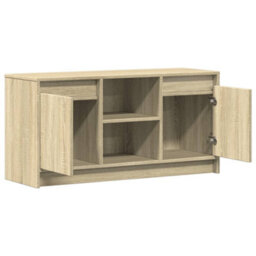 Berkfield Tv Cabinet With Led Sonoma Oak 100X34X50 Cm Engineered Wood - thumbnail 9