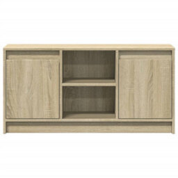 Berkfield Tv Cabinet With Led Sonoma Oak 100X34X50 Cm Engineered Wood - thumbnail 6