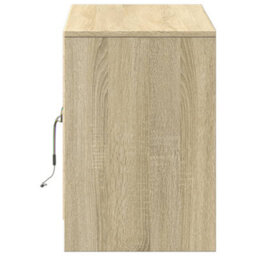 Berkfield Tv Cabinet With Led Sonoma Oak 100X34X50 Cm Engineered Wood - thumbnail 7