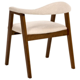 Beliani Set Of 2 Dining Chairs Oneco Wood Dark Brown - thumbnail 7