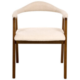 Beliani Set Of 2 Dining Chairs Oneco Wood Dark Brown - thumbnail 6