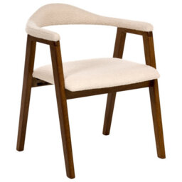 Beliani Set Of 2 Dining Chairs Oneco Wood Dark Brown - thumbnail 5