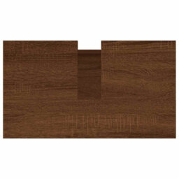 Walplus Bathroom Cabinet Brown Oak 58X33X60 Cm Engineered Wood - thumbnail 8