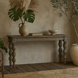 Wyld Haus Montaine Mid-Century Wide Brown Wood Console Table - thumbnail 2