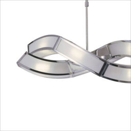 Luminosa Lighting Luminosa Duna Gu10 Rectangular Pendant 2 Arm 6 Light L1/sgu10, Polished Chrome - thumbnail 5
