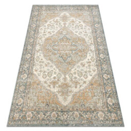 RugsX Wool Carpet Soho 477.01.la113 Osta - Ornament, Rosette, Natural Green Beige 80X160 Cm - thumbnail 4