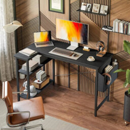 L-Shaped Gaming Desk, 100X70Cm With Reversible Storage For Ultimate - thumbnail 3