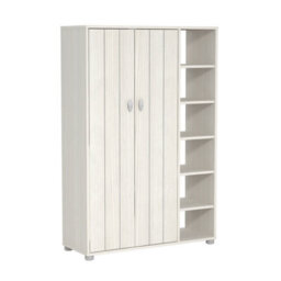 Gfw Bideford Tall Shoe Cabinet White - thumbnail 3