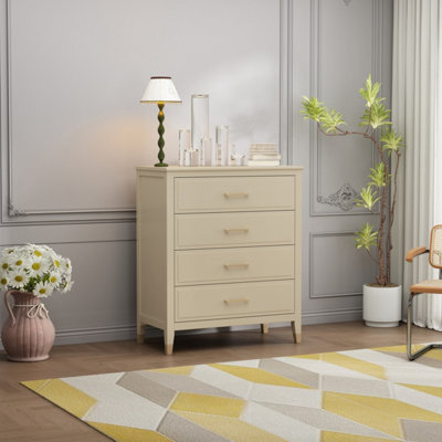 Palazzi 4 Drawer Chest Of Drawers Clay - image 1