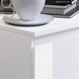 FWSTYLE 4 Drawer Chest Of Drawers High Gloss White Bedroom Furniture - thumbnail 3