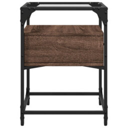 Berkfield Bedside Cabinets 2 Pcs Brown Oak 40X40X55 Cm Engineered Wood - thumbnail 6