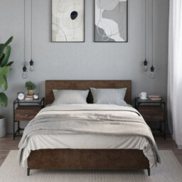 Berkfield Bedside Cabinets 2 Pcs Brown Oak 40X40X55 Cm Engineered Wood - thumbnail 1