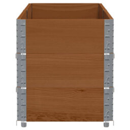 Berkfield Garden Planter Brown 150X50 Cm Solid Wood Pine - thumbnail 4
