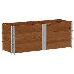 Berkfield Garden Planter Brown 150X50 Cm Solid Wood Pine - thumbnail 5