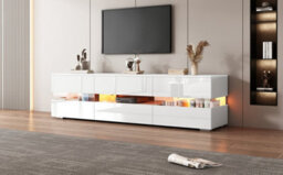 High Gloss Led Tv Stand With Led Lights - thumbnail 6