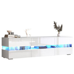 High Gloss Led Tv Stand With Led Lights - thumbnail 2