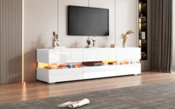 High Gloss Led Tv Stand With Led Lights - thumbnail 5