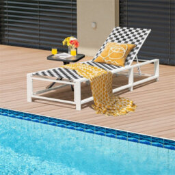 Adjustable Patio Chaise Lounge Outdoor Lounge Chair - thumbnail 4