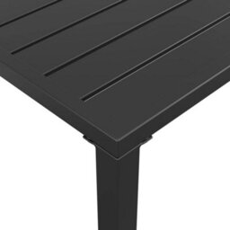 Walplus Garden Dining Table Anthracite 110X54X70 Cm Steel - thumbnail 6