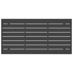 Walplus Garden Dining Table Anthracite 110X54X70 Cm Steel - thumbnail 5