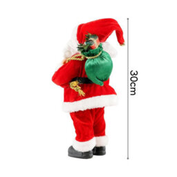 "GEEZY The Magic Toy Shop 12"" Standing Santa Claus Figure Traditional Christmas Decoration Xmas Ornament" - thumbnail 6