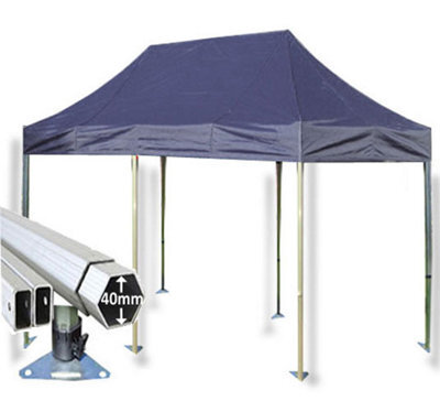 Crocodile Trading 3M X 6M Extreme 40 Commercial Instant Shelter Pop Up Gazebos Frame & Canopy - Navy Blue - image 1