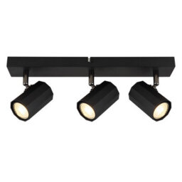 Luminosa Lighting Luminosa James Ceiling Spotlight Bar Matt Black 3X Gu10 - thumbnail 3