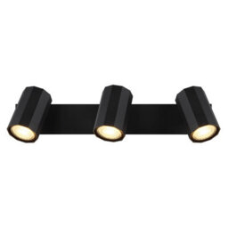 Luminosa Lighting Luminosa James Ceiling Spotlight Bar Matt Black 3X Gu10 - thumbnail 4