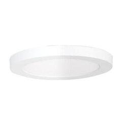 Plum&clay Gemini White Led Round Ceiling & Wall Light 3 Way Colour Changing 12W