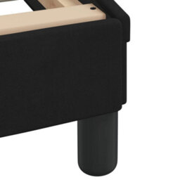 Berkfield Bed Frame Without Mattress Black 180X200 Cm Super King Velvet - thumbnail 7