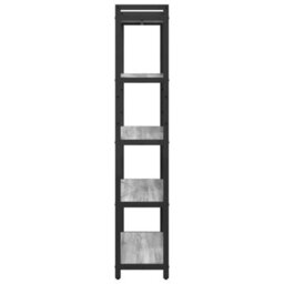 Berkfield Modern Bookcase Grey Sonoma 80 X 30 X 153 Cm Engineered Wood - thumbnail 6