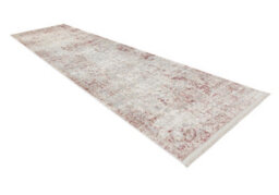 RugsX Distin 0828A Pink Powder White Modern Carpet, Runner - Abstraction, Vintage, 80X250 Cm - thumbnail 1