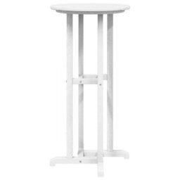 Berkfield Bar Table White 55 X 55 X 107 Cm Hdpe - thumbnail 6