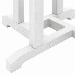 Berkfield Bar Table White 55 X 55 X 107 Cm Hdpe - thumbnail 9