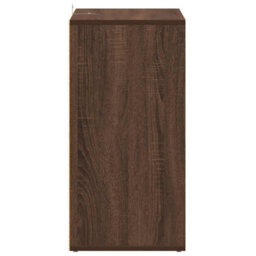 Berkfield Elegant Shoe Cabinet Brown Oak 60X35X70 Cm Engineered Wood - thumbnail 7
