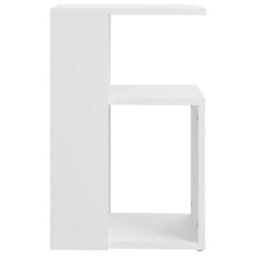 Vidaxl Side Table White 36X30X56 Cm Engineered Wood - thumbnail 4