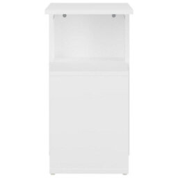 Vidaxl Side Table White 36X30X56 Cm Engineered Wood - thumbnail 5