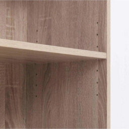 Bookcase With 3 Shelf Spaces Medium Narrow In Oak Home Storage - thumbnail 3