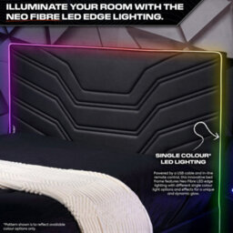 X Rocker Oracle Single Led Tv Gaming Bed - Black Rgb - thumbnail 3
