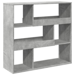 Berkfield Book Cabinet/room Divider Concrete Grey 100X33X94.5 Cm - thumbnail 2