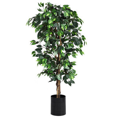 Gainoom 180Cm Ficus Tree Artificial Plant Decorative Plant Artificial Tree Houseplant - image 1