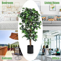 Gainoom 180Cm Ficus Tree Artificial Plant Decorative Plant Artificial Tree Houseplant - thumbnail 6