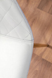 Furniturebox Uk Novara Chrome Metal Round Glass Dining Table And 4 White Corona Gold Dining Chairs - thumbnail 9