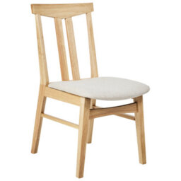 Beliani Set Of 2 Dining Chairs Avalon Wood Light Beige - thumbnail 4