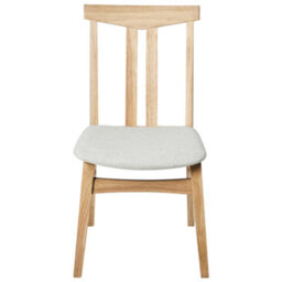 Beliani Set Of 2 Dining Chairs Avalon Wood Light Beige - thumbnail 5