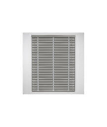 50mm Slat Light Grey Real Wood Venetian Blind With Tapes 120Cm Drop 90Cm Wide - thumbnail 2